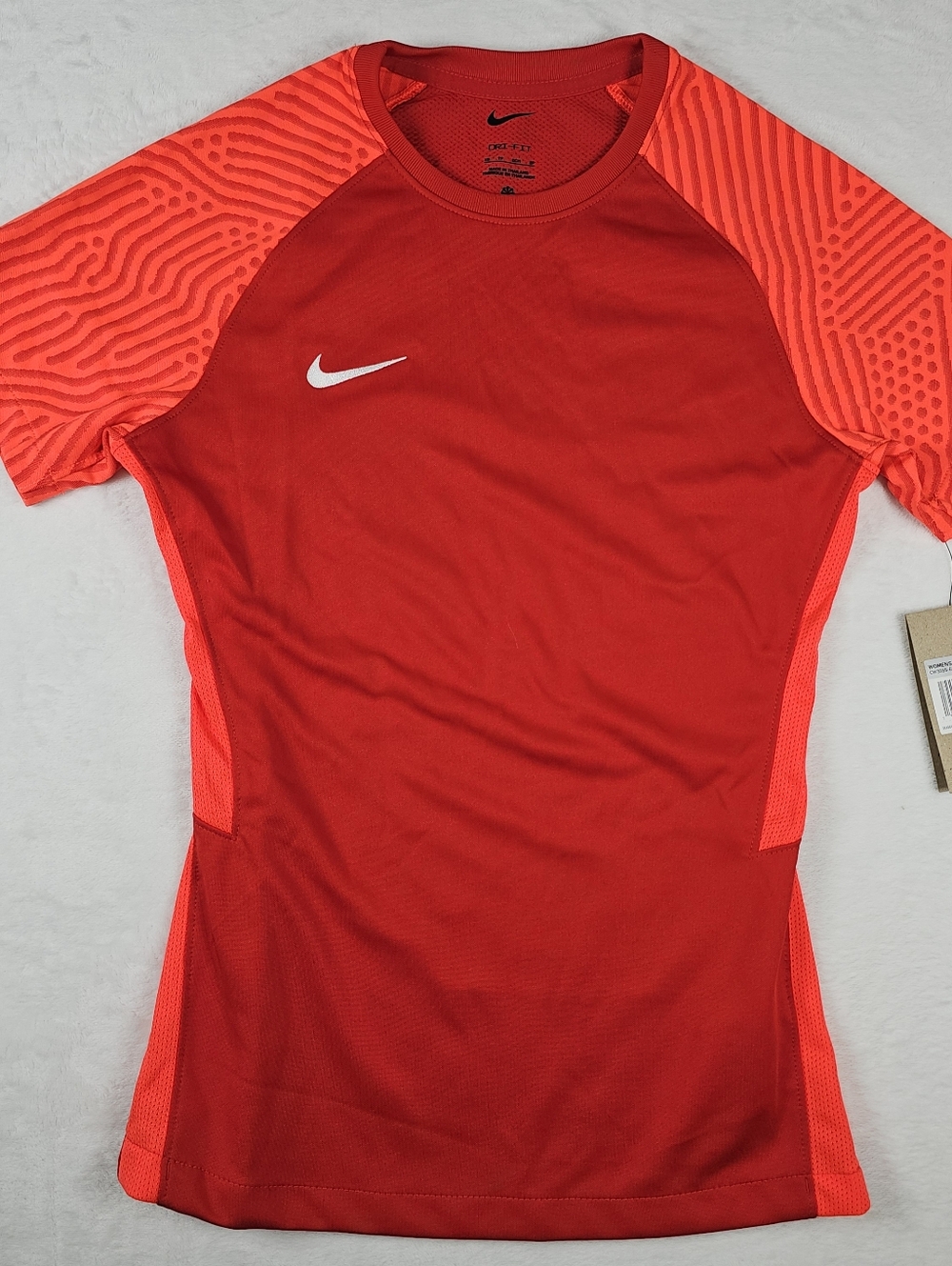 Nike Womens Dri-Fit Strike 2 Red Crimson Soccer Jersey Size XS CW3555-657 NEW